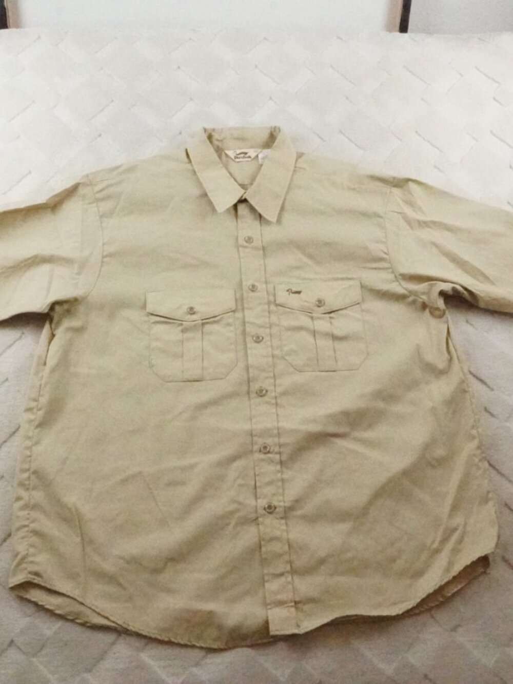 Vintage Duxbak Button Up Shirt Mens 3XL Hunting Safari Casual
